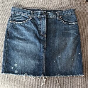 Denim Mini Skirt